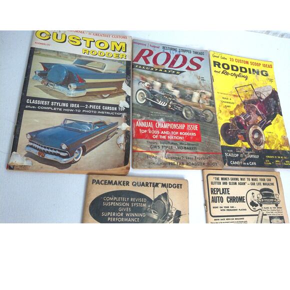 Vintage Custom Rodder Rods Illustrated Rodding Restyling Car Craft Magazines - Picture 3 of 14